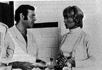 Jean Yanne und Stephane Audran in 'Der Schlachter'